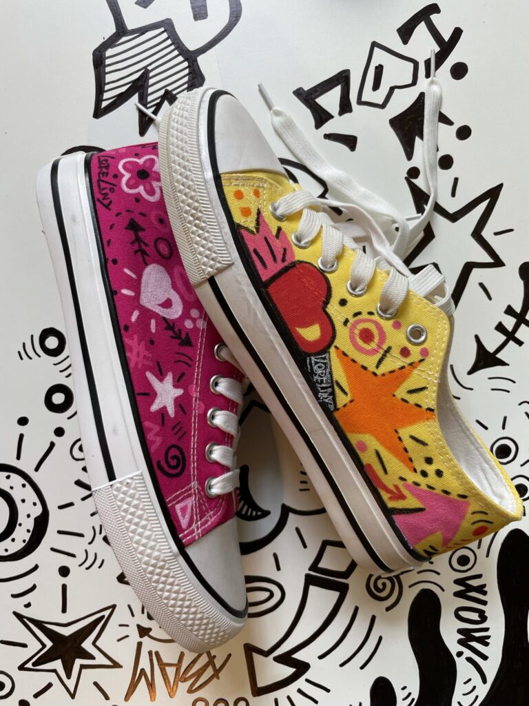 POP ART Graffitti Sneakers